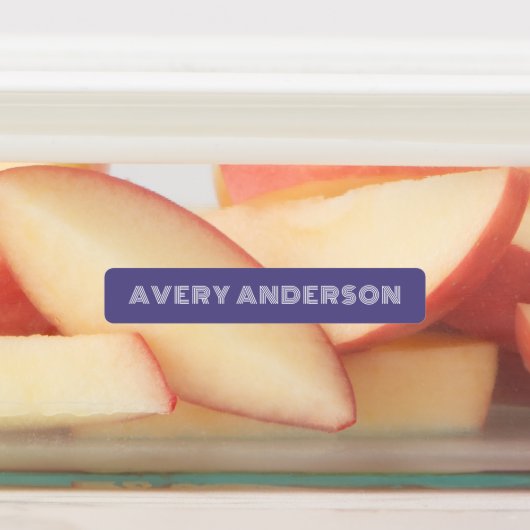 Paars Skinny - Schuurbestendig Kind Labels (Aangebracht)