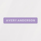 Paars Skinny - Schuurbestendig Kind Labels (Design 2)