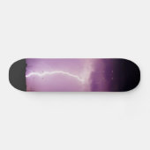 Paars Sky Lightning Storm Persoonlijk Skateboard (Horizontaal)