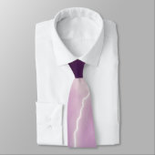 Paars Sky Lightning Storm Stropdas (Gebonden)