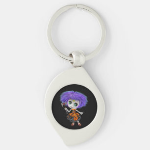 Paars Sleutelhanger met Charme