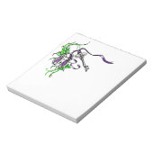  paars slot en sleutelontwerp notitieblok (Linkerzijde)