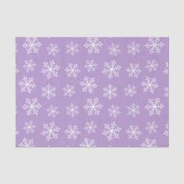 Paars Snowflake-weefselpapier Tissuepapier