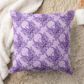 Paars Sparkle Fairy Wings Sierkussen (Deken)