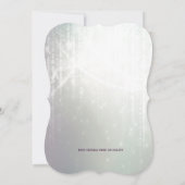 - Paars Sparkle Wedding Kaart (Achterkant)