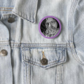 paars spektakel lijst ronde button 5,7 cm (In situ)
