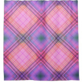 Paars speldengordijn douchegordijn (Voorkant)