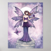 Paars Sphere Fairy Fantasy Poster (Voorkant)