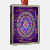 Paars Sri Yantra Ornament (Rechts)