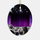 Paars-stage gesolariseerd theaterontwerp keramisch ornament (Rechts)