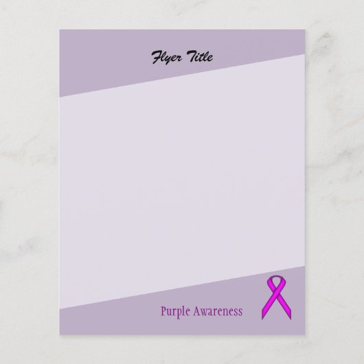 Paars standaardlint flyer (Achterkant)