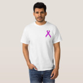 Paars standaardlint t-shirt (Voorkant volledig)
