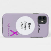 Paars standaardlintje door Kenneth Yoncich Case-Mate iPhone Case (Achterkant (horizontaal))