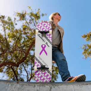 Paars standaardlintje door Kenneth Yoncich Skateboard