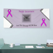 Paars standaardlintje door Kenneth Yoncich Spandoek (Beurs)