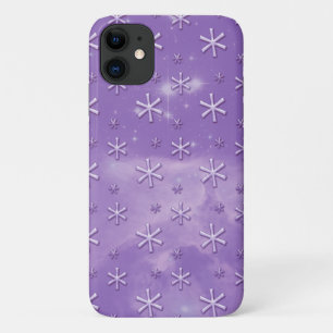 Paars Starry Sky Astrisk Pattern Case-Mate iPhone Case