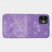 Paars Starry Sky Astrisk Pattern Case-Mate iPhone Case (Achterkant (horizontaal))