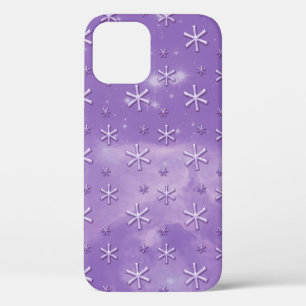 Paars Starry Sky Astrisk Pattern Case-Mate iPhone Case