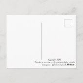 Paars Stem Briefkaart (Achterkant)