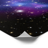 Paars sterrenstelsel 12 x 12 poster (Hoek)