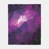 Paars sterrenstelsel fleece deken (Voorkant)