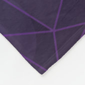 Paars sterrenstelsel fleece deken (Hoek)