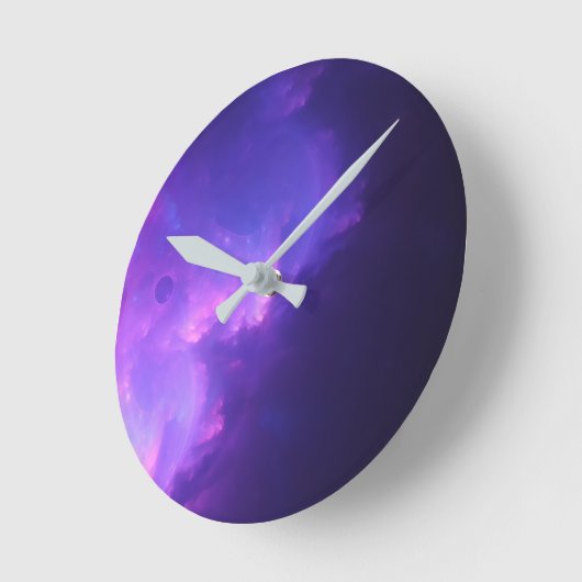 paars sterrenstelsel ronde klok (Hoek)