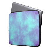 Paars Storm Cloud Effect Electronics Bag Laptop Sleeve (Voorkant Links)