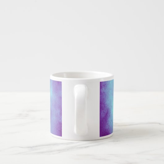 Paars Storm Cloud Effect Espresso Kop (Achterkant)