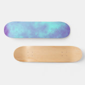 Paars Storm Cloud Effect Skateboard (Horizontaal)