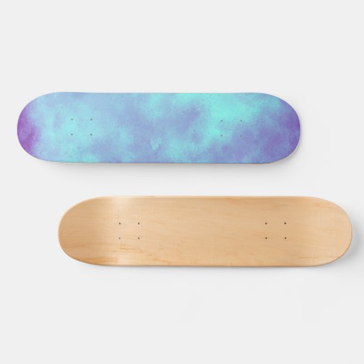 Paars Storm Cloud Effect Skateboard (Horizontaal)
