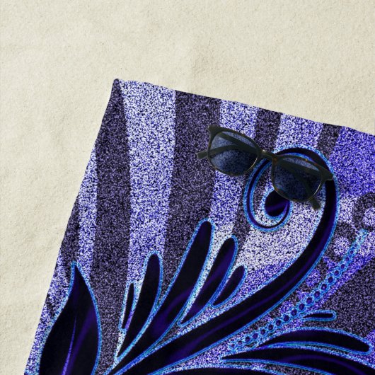 Paars Strandlaken (In situ)