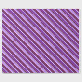 Paars strepen cadeaupapier (Vlak)