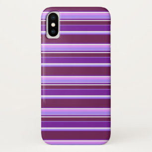 Paars strepen Case-Mate iPhone case