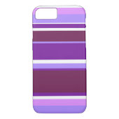 Paars strepen Case-Mate iPhone case (Achterkant)