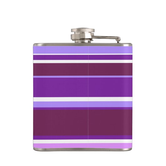 Paars strepen heupfles (Achterkant)