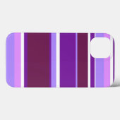 Paars strepen Hoesje-Mate iPhone draagtas Case-Mate iPhone Case (Achterkant (horizontaal))