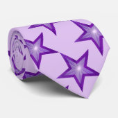 Paars stropdas bleek paars (Opgerold)