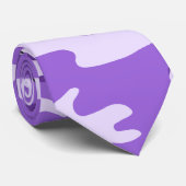 Paars Stropdas Camo (Opgerold)