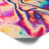 Paars Stropdas-kleurstof #2 Poster (Hoek)