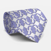 Paars Stropdas van Damask en Steel (Opgerold)