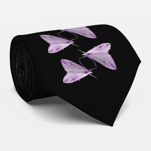 Paars Stropdas voor de Kunst van de Moth (Opgerold)