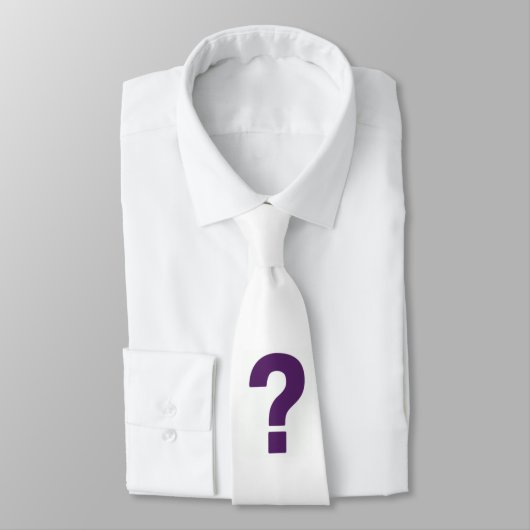 Paars Stropdas voor het vragenuur (Gebonden)