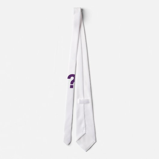 Paars Stropdas voor het vragenuur (Achterkant)