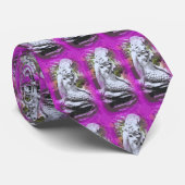 paars stropdas voor zeemeermin (Opgerold)