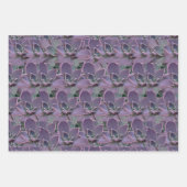 Paars Succulent Inpakpapier Vel (Voorkant)