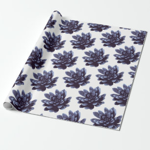 Paars Succulent Plant Cadeaupapier