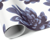 Paars Succulent Plant Cadeaupapier (Rol Hoek)