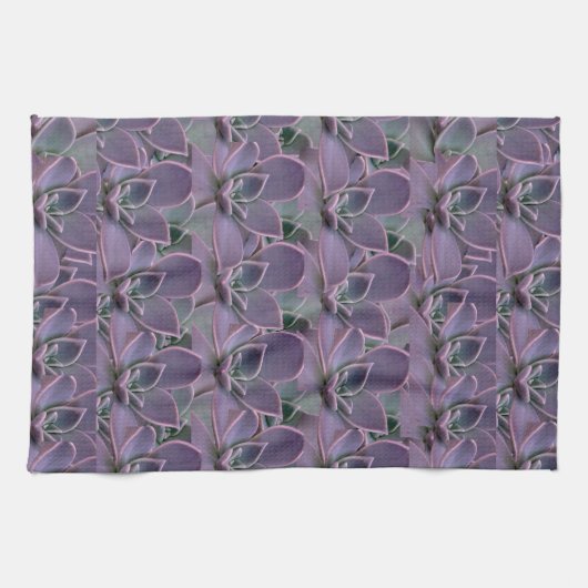 Paars Succulent Theedoek (Horizontaal)