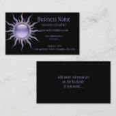 Paars Sun 2 Fantasy Visitekaartje (Voorkant / Achterkant)